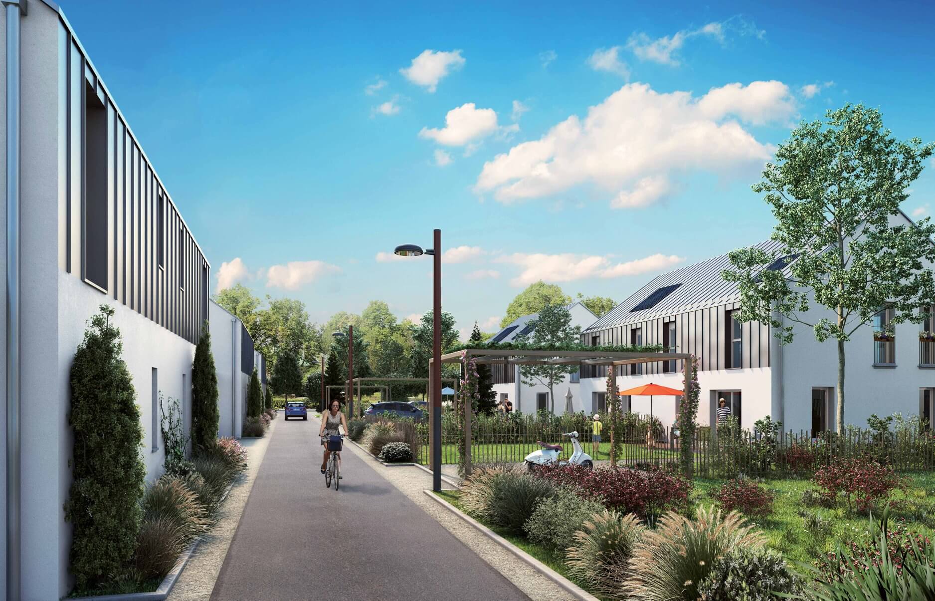 Image d’un programme immobilier de maisons en accession à la propriété